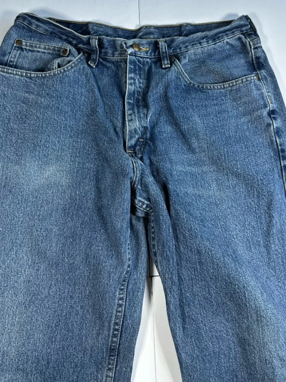 Lee Men's Jeans Reserve Straight Leg Dark Wash‎ Premium Denim Blue Size 36x32